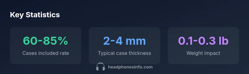 Infographic showing common features of Sony headphone cases