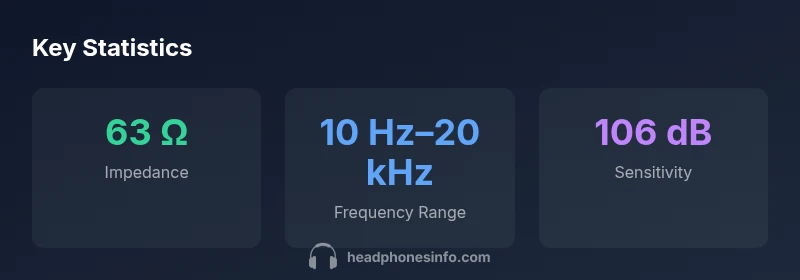 Key statistics for Sony 7506 headphones
